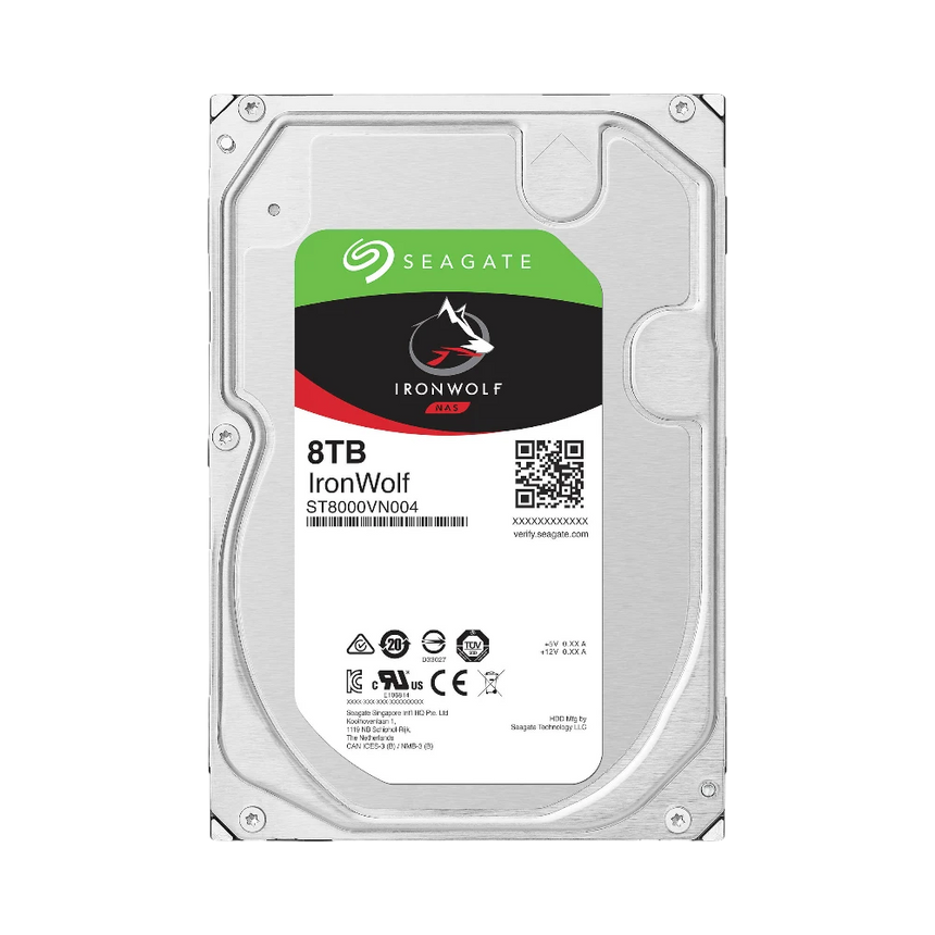 Seagate IronWolf 8TB 3.5" 7200RPM SATA III Internal NAS HDD — Being Shipped