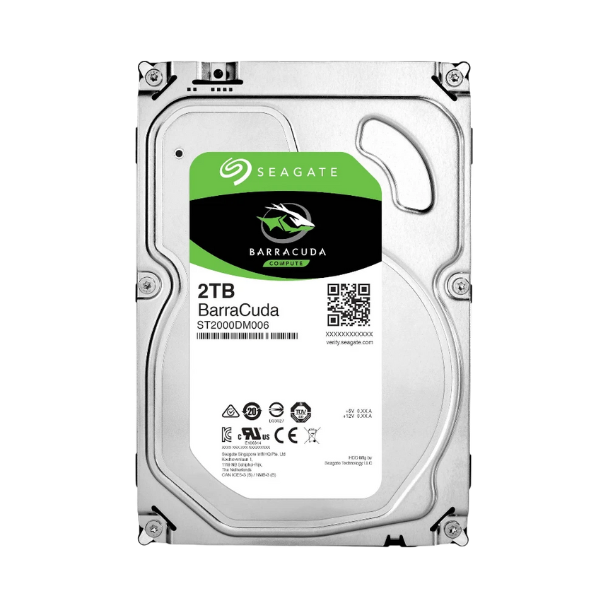 Seagate Barracuda 2TB 3.5" 7200RPM SATA III 6 Gb/s Internal HDD — Being Shipped