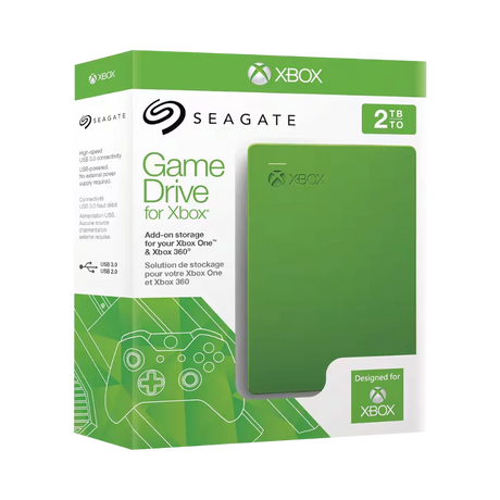 Seagate 2TB USB 3.0 Type-A Portable Game Drive for Xbox 360 & Xbox One — Being Shipped