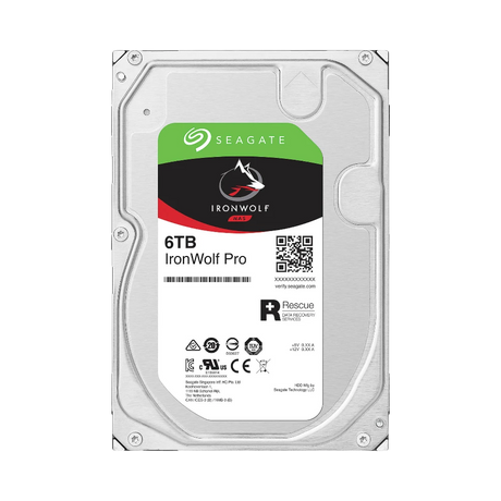 Seagate IronWolf Pro 6TB 3.5" 7200RPM SATA III Internal NAS HDD — Being Shipped