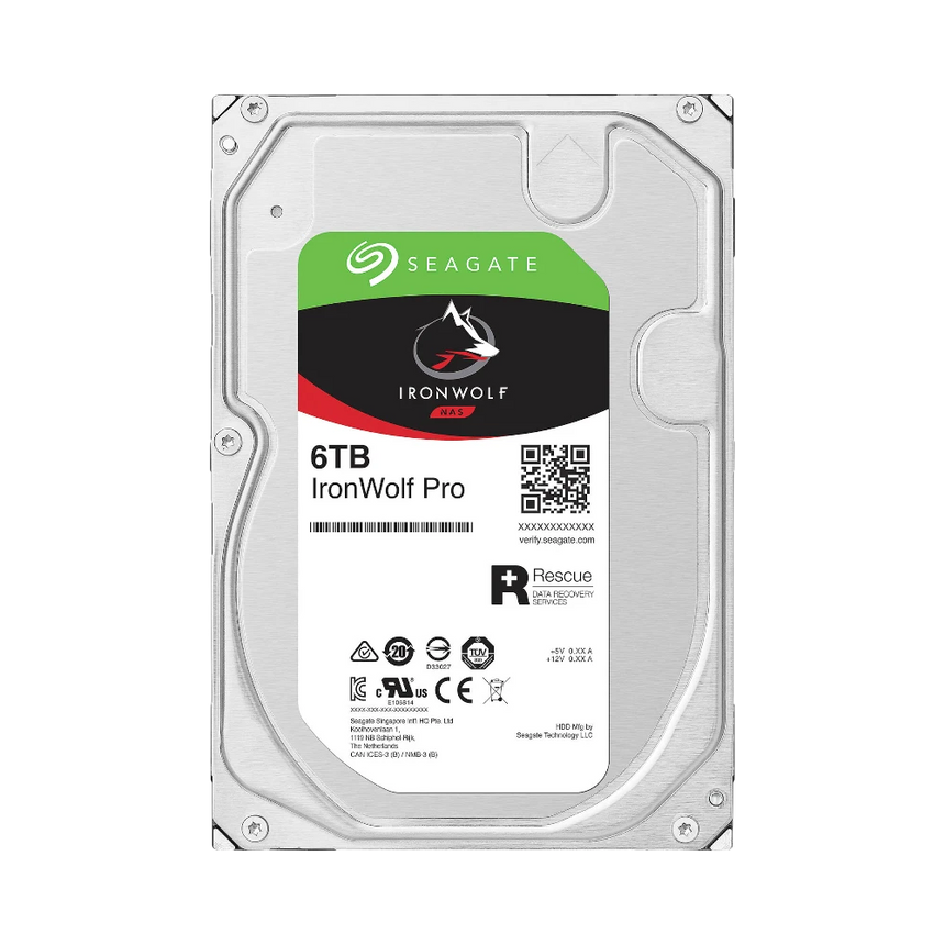 Seagate IronWolf Pro 6TB 3.5" 7200RPM SATA III Internal NAS HDD — Being Shipped