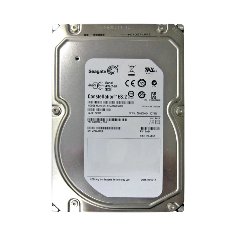 Seagate Constellation 3TB 3.5" 7200RPM SAS 6Gb/s Enterprise Internal HDD — Being Shipped