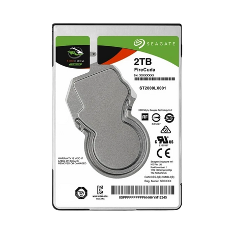 Seagate FireCuda 2TB 2.5" SATA 6Gb/s SSD — Being Shipped