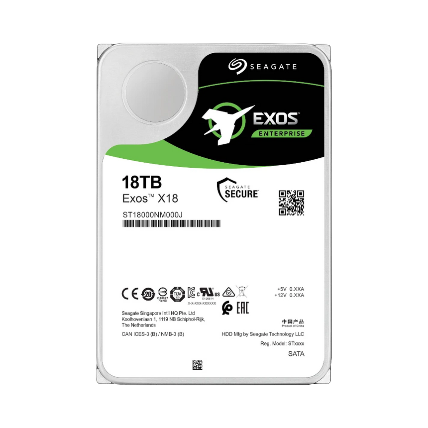Seagate Exos X18 18TB 3.5" 7200RPM SATA III 6 Gb/s Internal HDD — Being Shipped