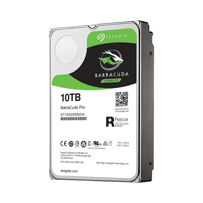 Seagate BarraCuda Pro 10TB 3.5" 7200RPM SATA 6 Gb/s Internal HDD — Being Shipped