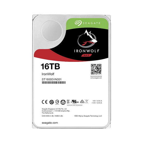 Seagate IronWolf 16TB 3.5" 7200RPM SATA 6.0Gb/s Internal NAS HDD — Being Shipped