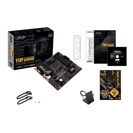 ASUS TUF GAMING A520M-PLUS WIFI AM4 Micro-ATX Motherboard — Being Shipped
