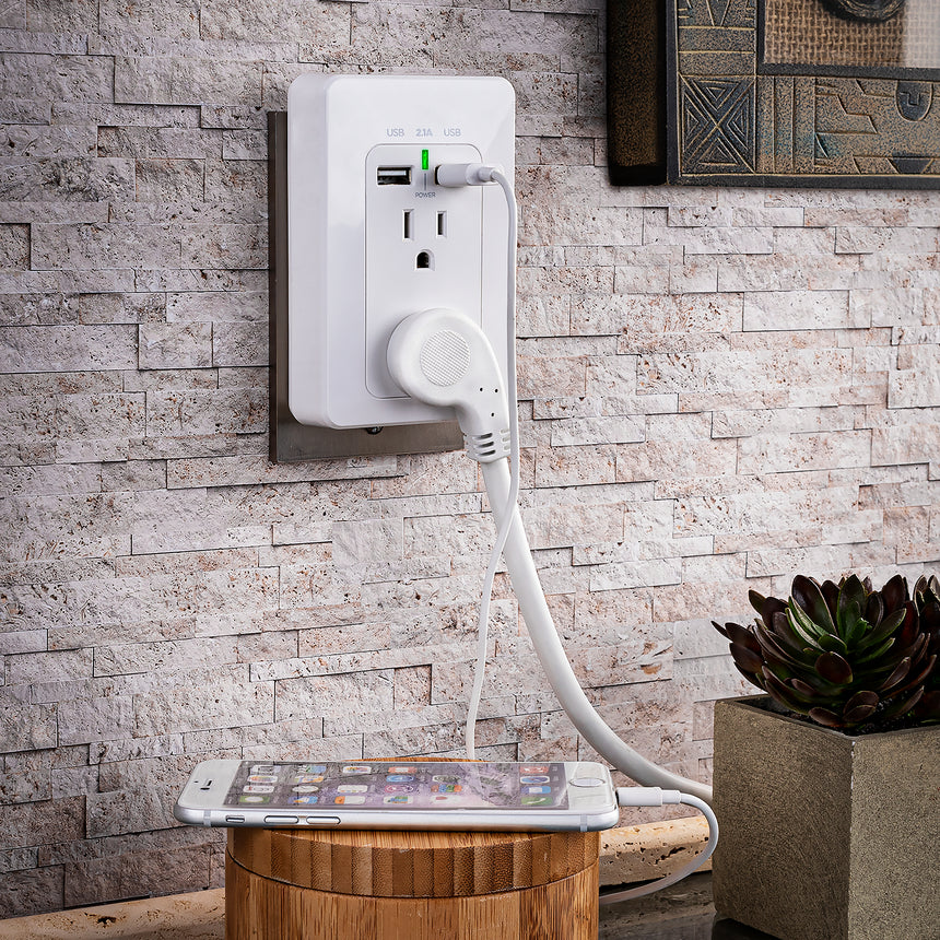 CyberPower 2-Outlet Wall Tap with 2 USB Ports (2-Pack) — Being Shipped