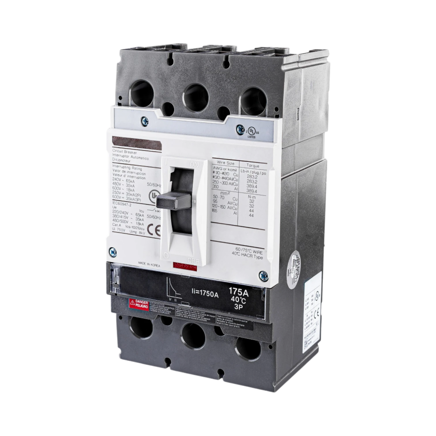 CyberPower 3-Phase Circuit Breaker (175A) — Being Shipped