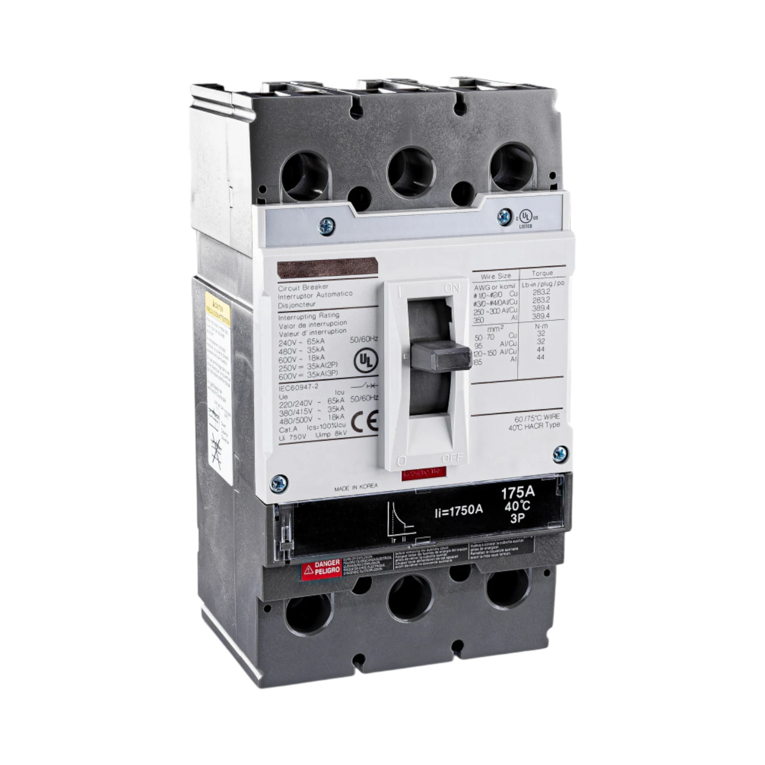 CyberPower 3-Phase Circuit Breaker (175A) — Being Shipped