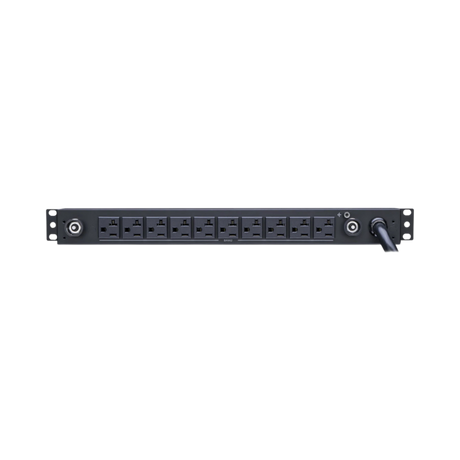CyberPower PDU (30A) 24A/120V / 50/60Hz, Nema L5-30P Plug, 20 Nema 5-20R )10 Front/10 Rear)1U/12' Cord — Being Shipped