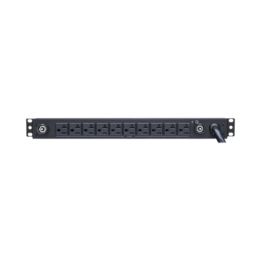 CyberPower PDU (30A) 24A/120V / 50/60Hz, Nema L5-30P Plug, 20 Nema 5-20R )10 Front/10 Rear)1U/12' Cord — Being Shipped