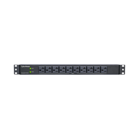 CyberPower PDU (30A) 24A/120V / 50/60Hz, Nema L5-30P Plug, 20 Nema 5-20R )10 Front/10 Rear)1U/12' Cord — Being Shipped