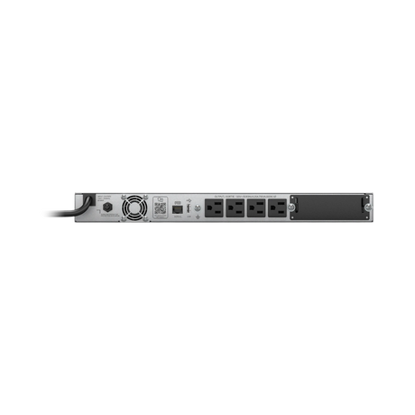 APC Smart-UPS, Line Interactive, 750 VA, LCD, Rackmount 1U, 120V, 4x NEMA 5-15R outlet, USB, AVR, Short Depth — Being Shipped