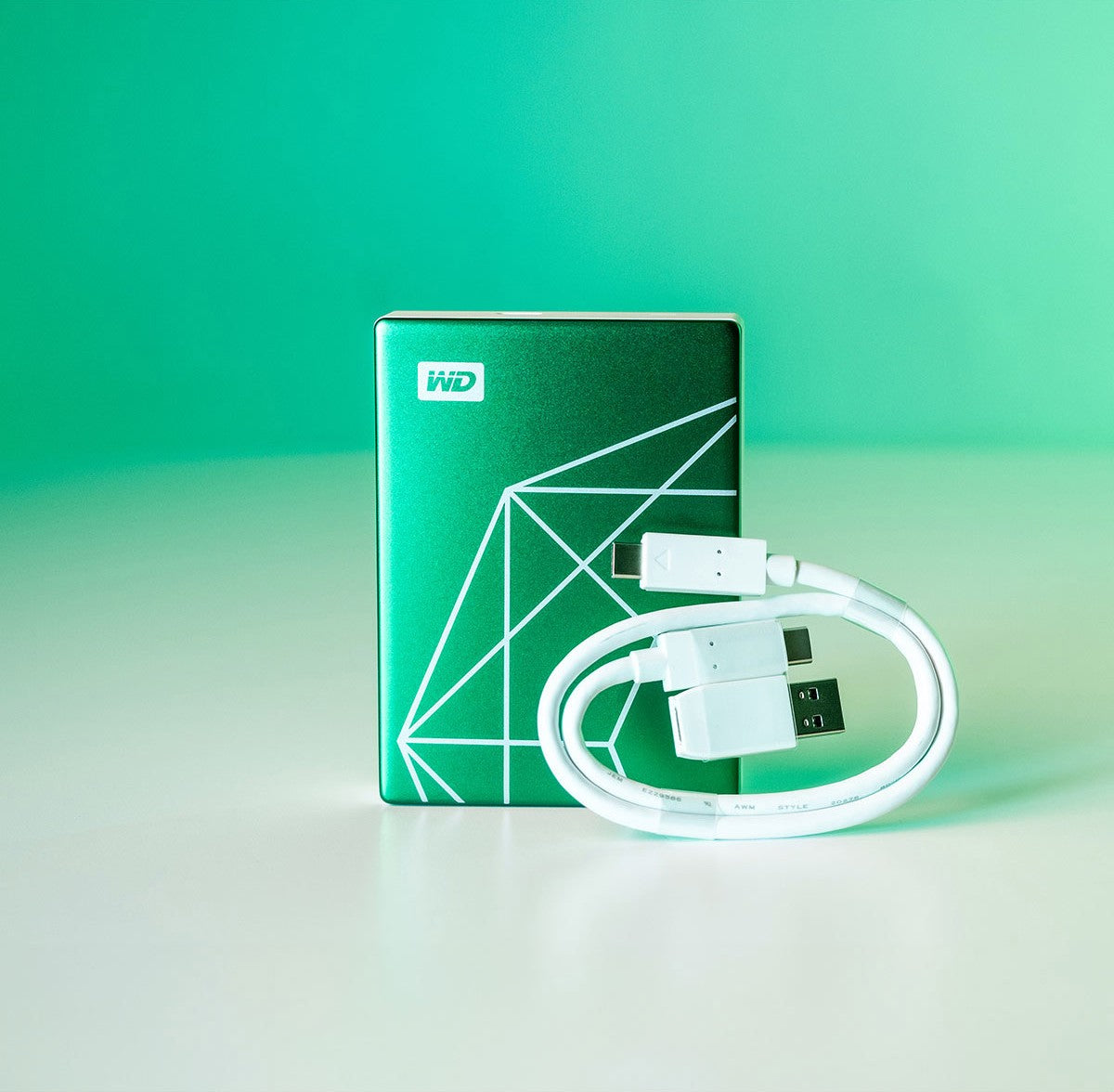 Western Digital My Passport Ultra 20th Anniversary Edition 2TB USB-C 3.2 Gen 1 External Hard Drive (Emerald Green) — Being Shipped