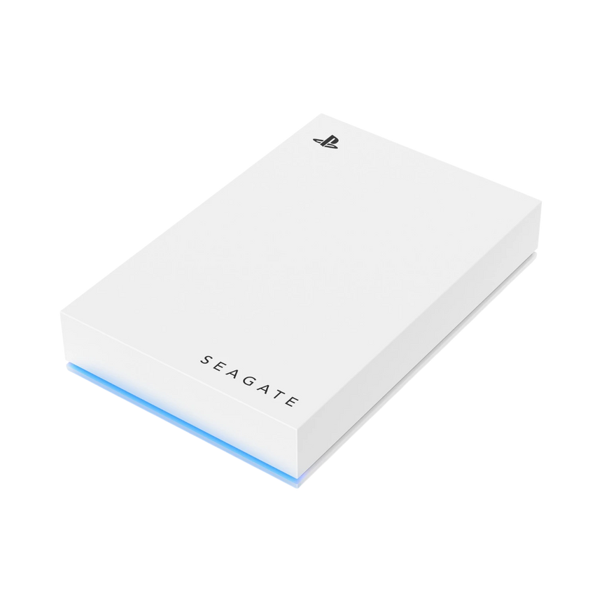 Seagate 5TB External USB 3.2 Gen 1 Portable Game Drive for PlayStation Consoles (Blue LED Lighting, White) — Being Shipped