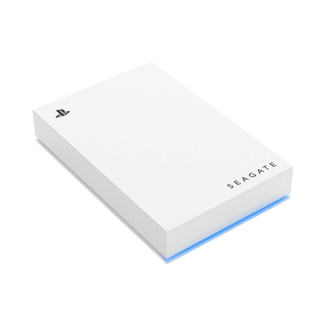 Seagate 5TB External USB 3.2 Gen 1 Portable Game Drive for PlayStation Consoles (Blue LED Lighting, White) — Being Shipped