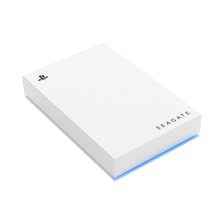 Seagate 5TB External USB 3.2 Gen 1 Portable Game Drive for PlayStation Consoles (Blue LED Lighting, White) — Being Shipped