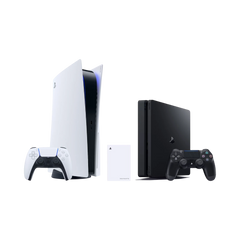 Seagate 5TB External USB 3.2 Gen 1 Portable Game Drive for PlayStation Consoles (Blue LED Lighting, White) — Being Shipped