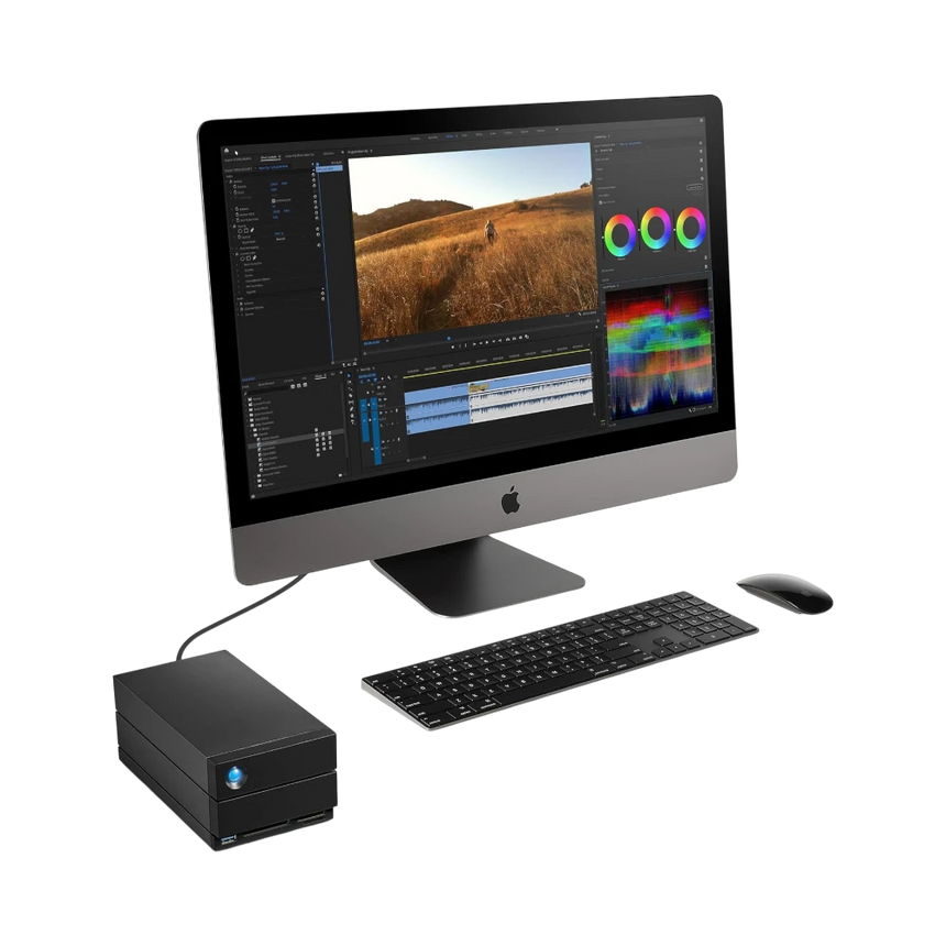 Seagate LaCie 2big Dock 16TB 2-Bay Thunderbolt 3 RAID Array (Black) — Being Shipped