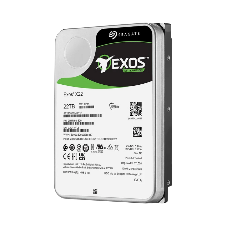 Seagate Exos X22 22TB 3.5" 7200RPM SATA III 6 Gb/s Internal HDD — Being Shipped
