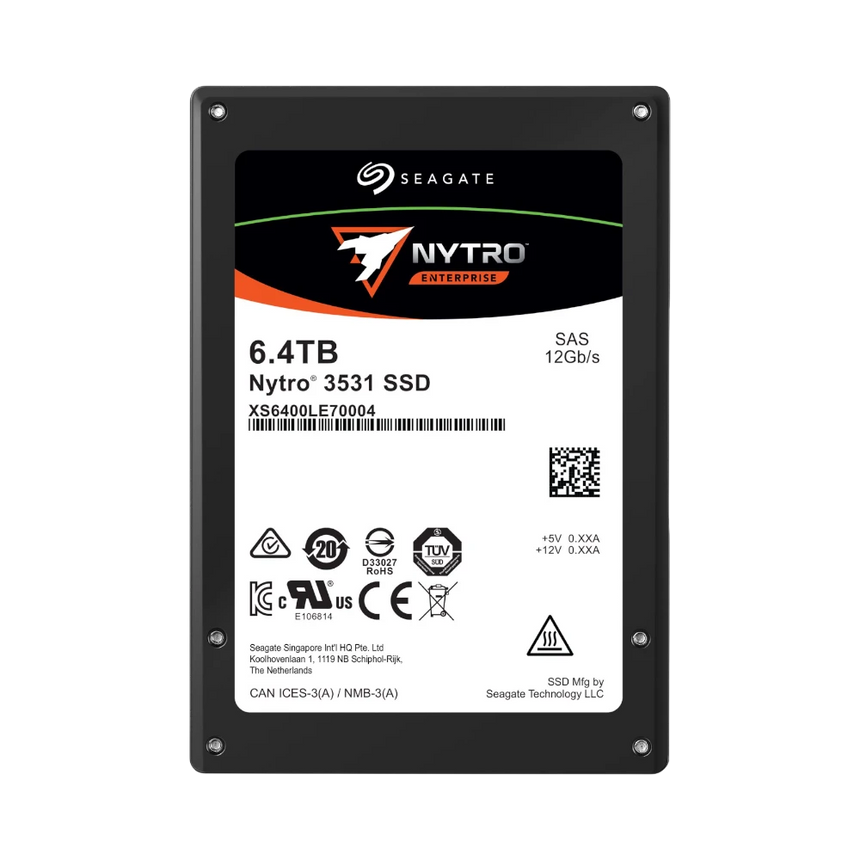 Seagate Nytro 3031 6.4TB 2.5" SAS 12Gb/s Internal Mixed Use SSD — Being Shipped