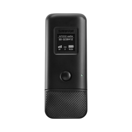 Shure MXW6X/C neXt Wireless Cardioid Boundary Microphone Transmitter (Black, 1.9 GHz) — Being Shipped