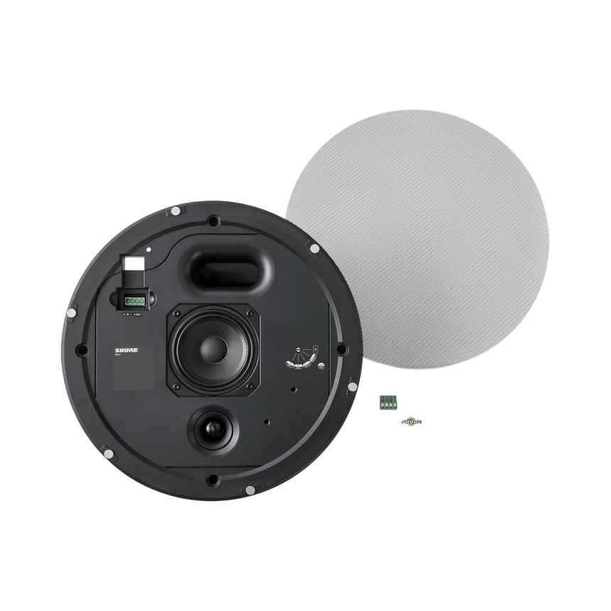 Shure MXP-5 Microflex Passive Ceiling Conferencing Loudspeaker (White, Single) — Being Shipped