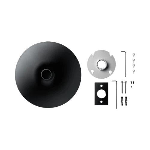 Shure A900-PM-3/8IN Pole-Mount Kit for MXA902, 910, 920 Mic, and 3/8" Threaded Rod (Black) — Being Shipped