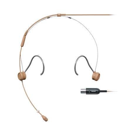 Shure TwinPlex TH53 Omnidirectional Headset Microphone (TA4F, Cocoa) — Being Shipped