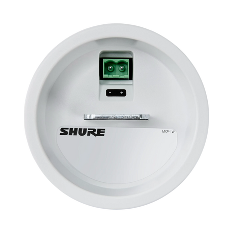 Shure MXP-1 Microflex Passive Mini-Pendant Conferencing Loudspeaker (White, Single) — Being Shipped