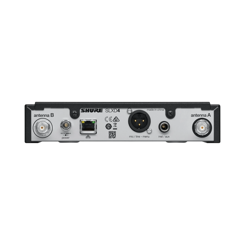 Shure SLXD14/85M Digital Wireless Cardioid Lavalier Microphone System (H55: 514 to 558 MHz) — Being Shipped