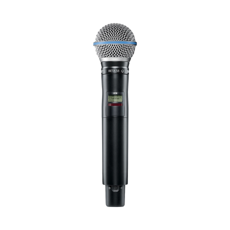 Shure AD2/B58 Digital Handheld Wireless Microphone Transmitter with Beta 58A Capsule (G57: 470 to 616 MHz) — Being Shipped