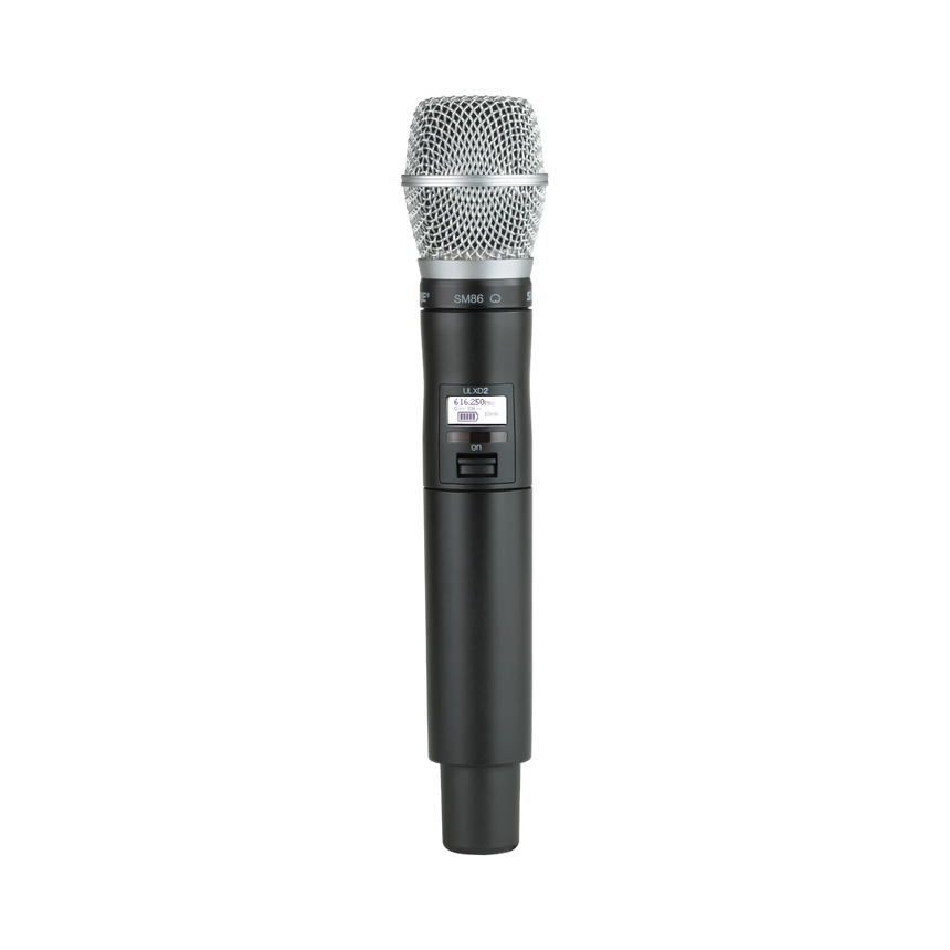 Shure ULXD2/SM86 Digital Handheld Wireless Microphone Transmitter with SM86 Capsule (G50: 470 to 534 MHz) — Being Shipped