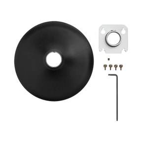 Shure A901-R-PM-1.5IN Pole-Mount Kit for MXA901-R Microphone & 1.5" NPT Pole (Black) — Being Shipped