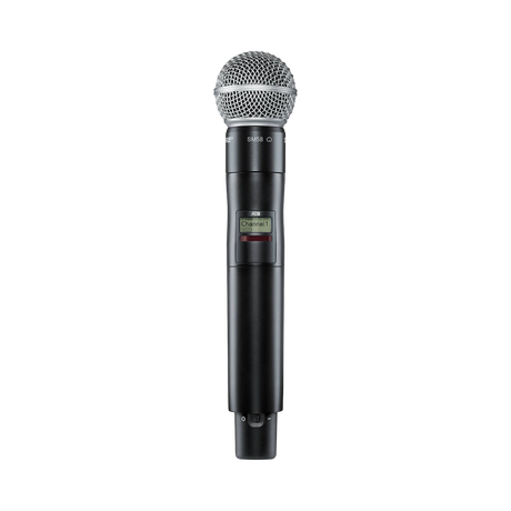 Shure AD2/SM58 Digital Handheld Wireless Microphone Transmitter with SM58 Capsule (G57: 470 to 616 MHz) — Being Shipped