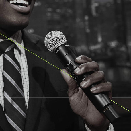 Shure SLXD24D/SM58 Dual-Channel Digital Wireless Handheld Microphone System with SM58 Capsules (G58: 470 to 514 MHz) — Being Shipped