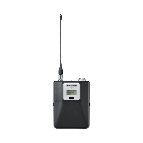 Shure AD1 Digital Wireless Bodypack Transmitter with TA4M (G57: 470 to 616 MHz) — Being Shipped