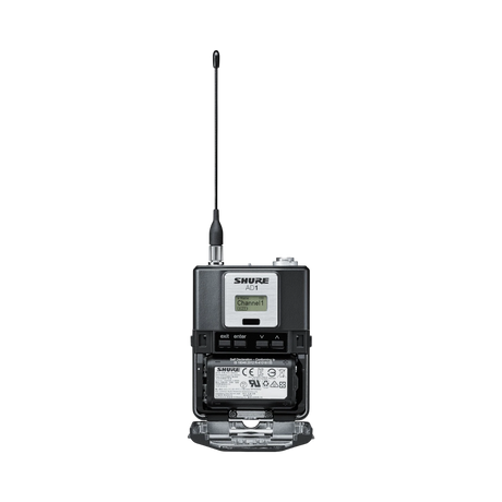 Shure AD1 Digital Wireless Bodypack Transmitter with TA4M (G57: 470 to 616 MHz) — Being Shipped