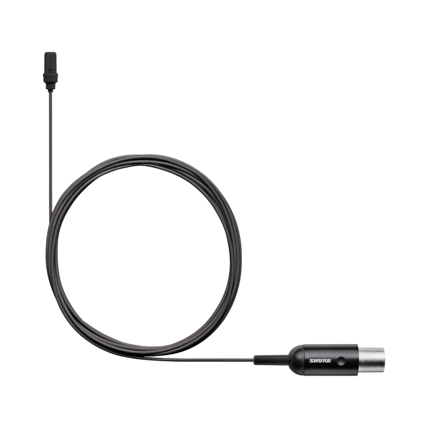 Shure UL4 UniPlex Cardioid Subminiature Lavalier Microphone for Bodypack Transmitter (Black, TA4F) — Being Shipped