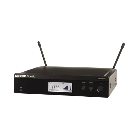 Shure BLX4R Rackmount Wireless Receiver (H9: 512 to 542 MHz) — Being Shipped