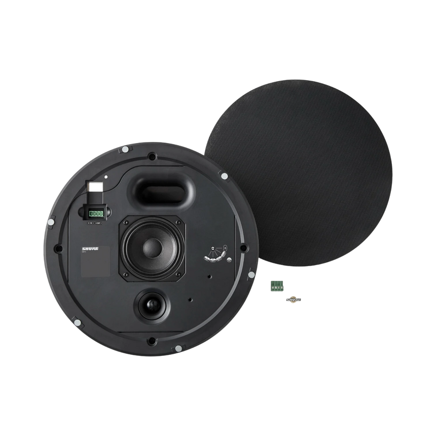 Shure MXP-5 Microflex Passive Ceiling Conferencing Loudspeaker (Black, Single) — Being Shipped