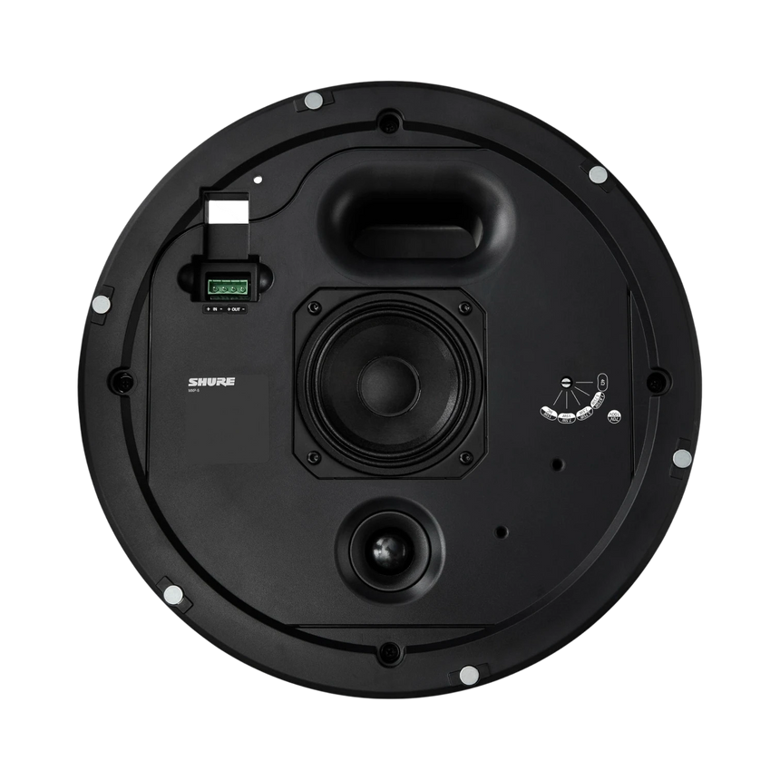 Shure MXP-5 Microflex Passive Ceiling Conferencing Loudspeaker (Black, Single) — Being Shipped