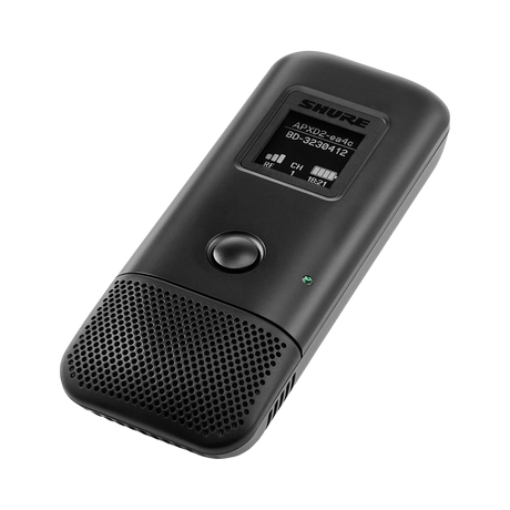 Shure MXW6X/O neXt Wireless Boundary Transmitter with Integrated Omnidirectional Mic (Black, 1.9 GHz) — Being Shipped