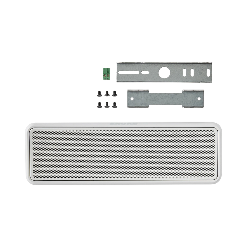 Shure MXP-3 Microflex Wall Mount Passive Loudspeaker (White, Single) — Being Shipped