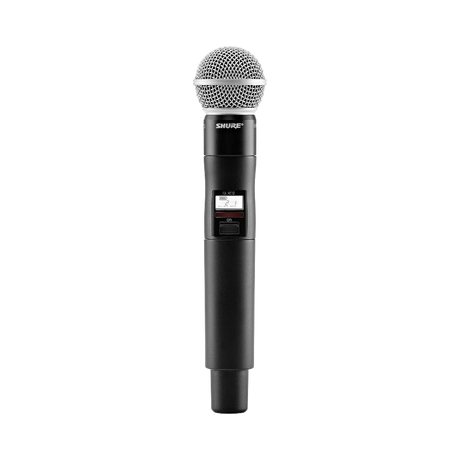 Shure QLXD2/SM58 Digital Handheld Wireless Microphone Transmitter with SM58 Capsule (H50: 534 to 598 MHz) — Being Shipped