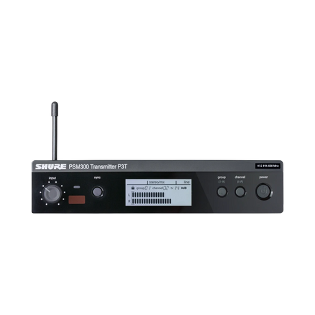 Shure P3T Wireless Transmitter for PSM300 (G20: 488-512 MHz) — Being Shipped
