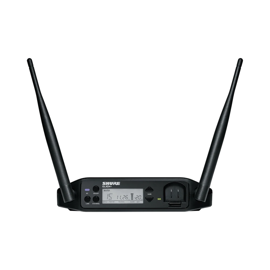 Shure GLXD24+ Dual-Band Wireless Vocal System with SM58 Microphone (Z3: 2.4, 5.8 GHz) — Being Shipped