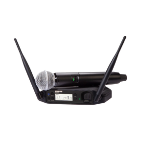Shure GLXD24+ Dual-Band Wireless Vocal System with SM58 Microphone (Z3: 2.4, 5.8 GHz) — Being Shipped