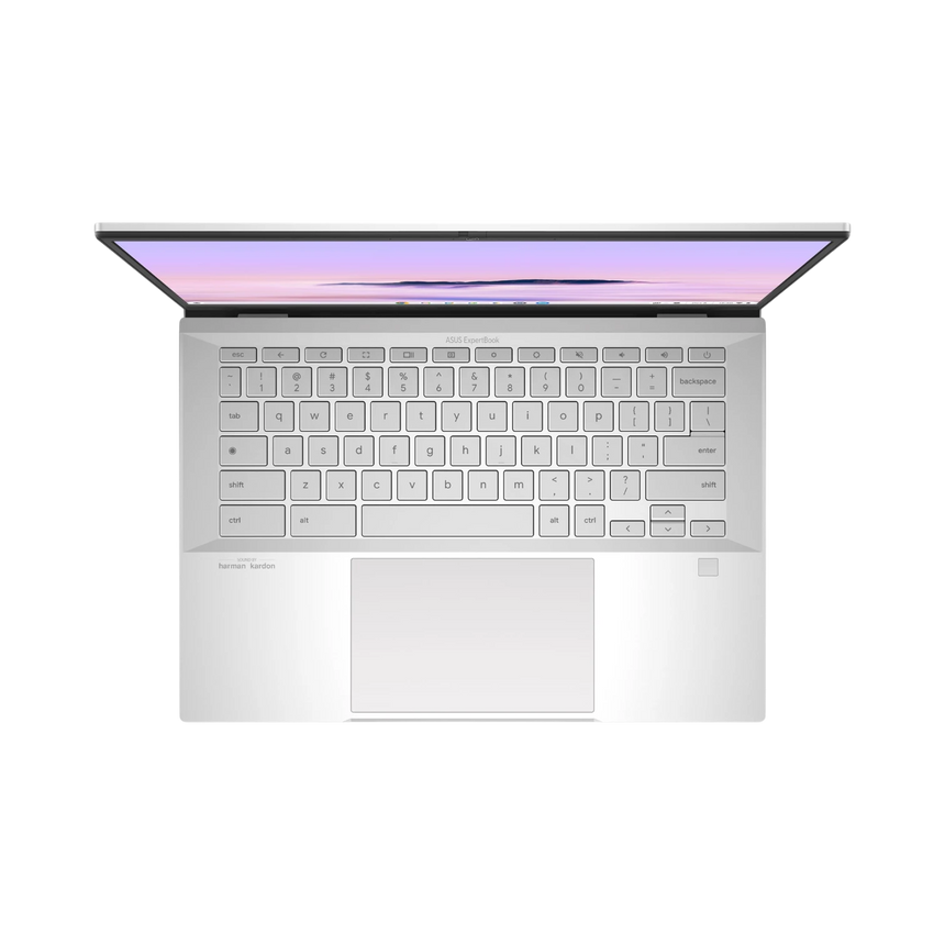 ASUS ExpertBook CX54 Chromebook Plus Enterprise 14" Notebook, Intel Core Ultra 5 115U, 8GB RAM, 256GB SSD (Fog Silver) — Being Shipped